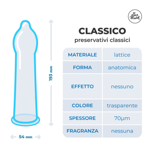 Love Match Classico (Classic), 6 шт - купити в Києві, Україні